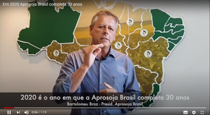 Em 2020 Aprosoja Brasil completa 30 anos